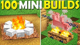 TOP 100 Mini Build Hacks in Minecraft You Should Know!