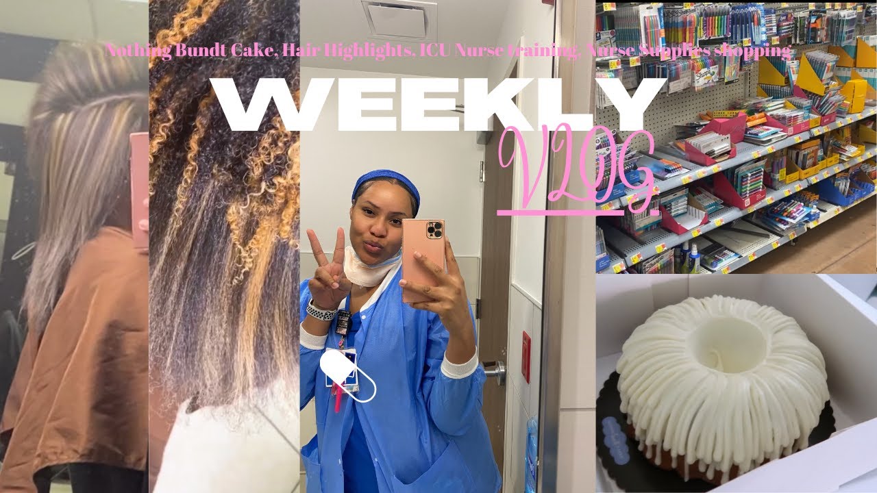 week-in-the-life-of-an-icu-rn-car-talk-nothing-bundt-cake-hair