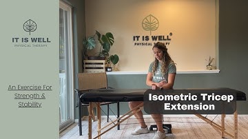 Isometric Tricep Extension