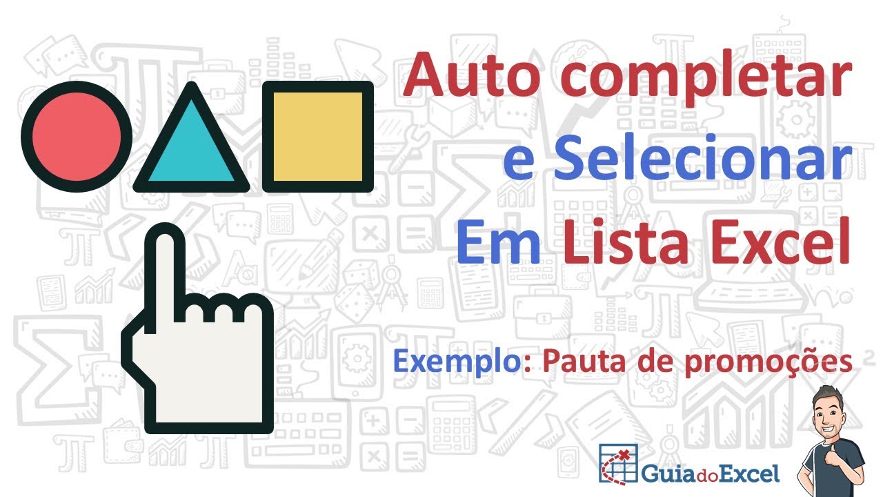 Lista de validação de dados Excel com autocompletar VBA