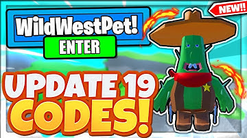 19 NEW SECRET MYTHIC PET WILD WEST UPDATE CODES In CLICKER SIMULATOR! Roblox Clicker Simulator Codes