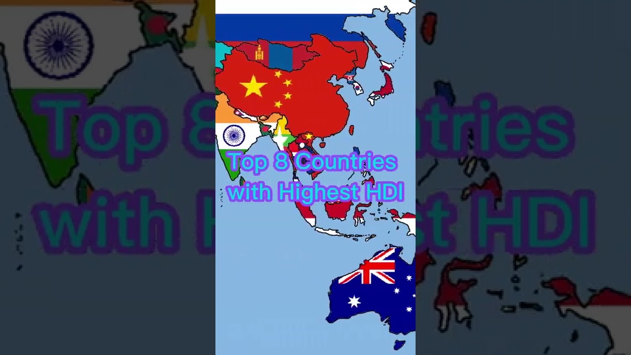 TOP 8 COUNTRIES with HIGHEST HDI!