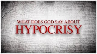 What does Jesus say about hypocrisy and judging others?