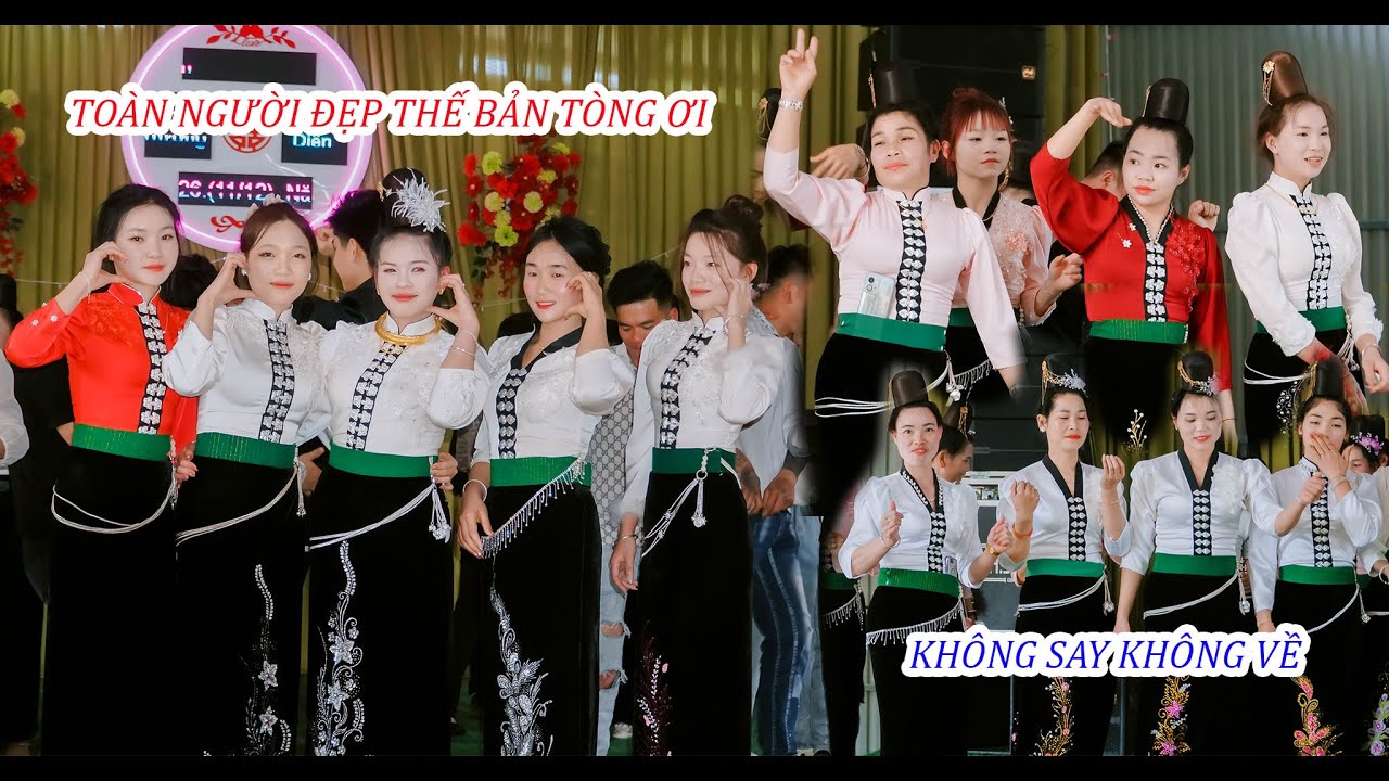 MẾT CỠ CHỊ EM BẢN TÒNG - XÃ NẬM LẦU QUẨY CỰC CHÁY TẠI LỄ THÀNH HÔN [[ QUANG TRƯỜNG & NGỌC DIỆN ]]