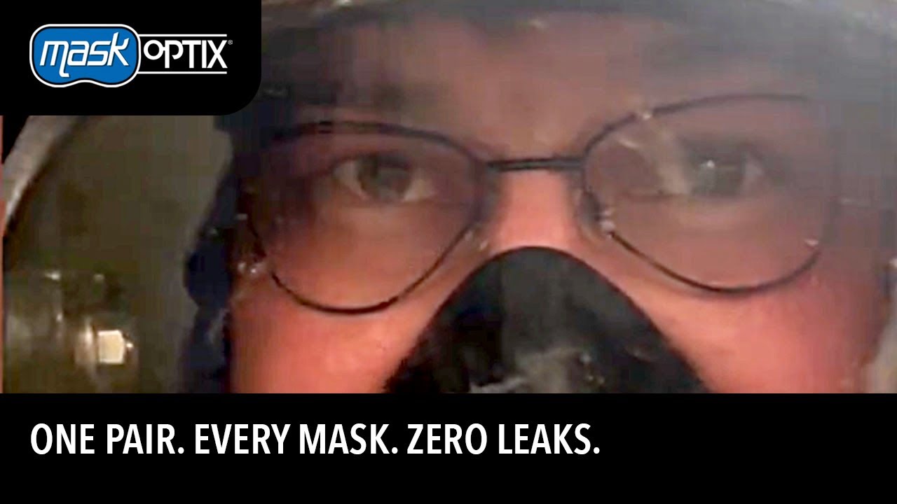 MaskOptix in Action: One Pair of Glasses. Every Mask. Zero Leaks.