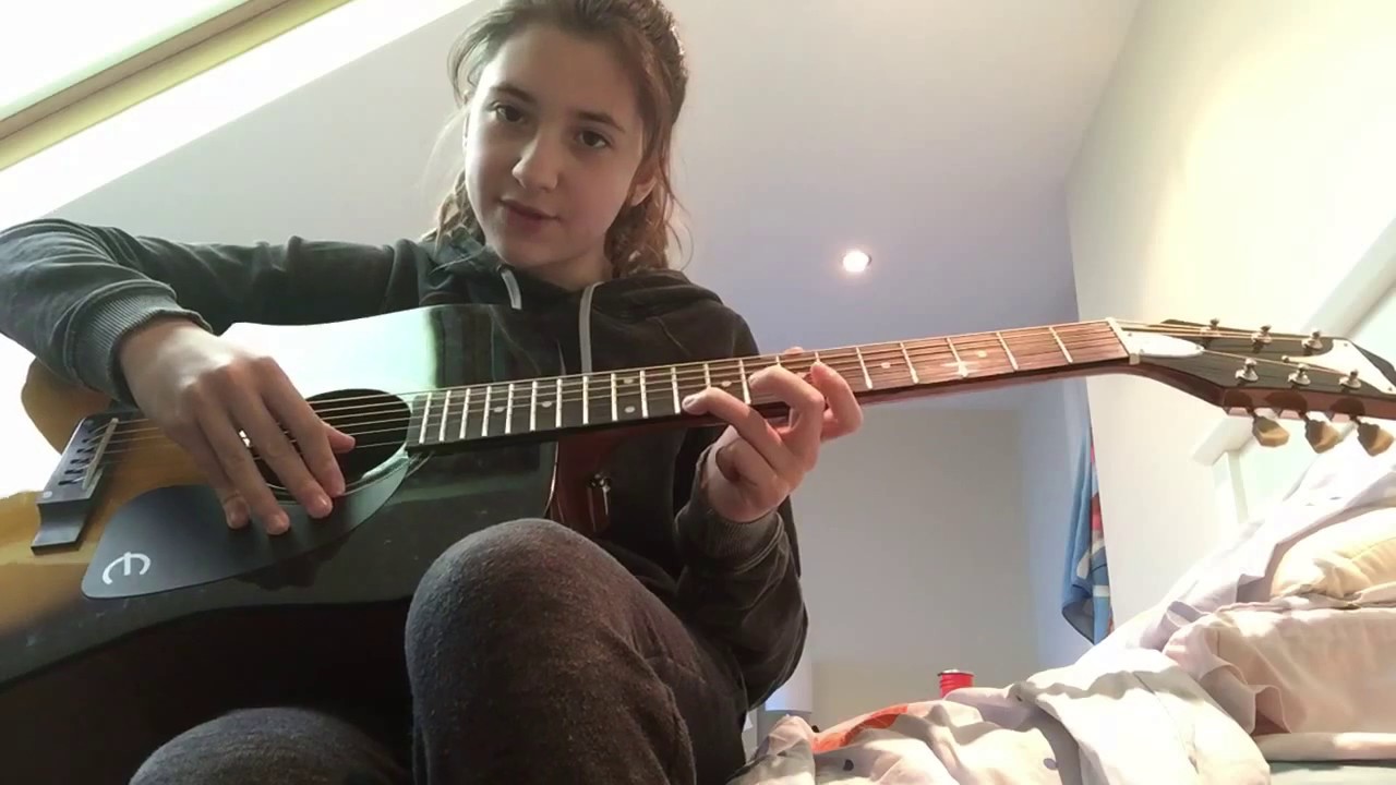 How to play the Riverdale credits theme song ACOUSTIC guitar YouTube