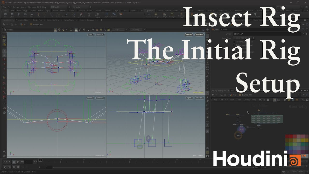Insect Rig 08 The Initial Rig Setup - YouTube