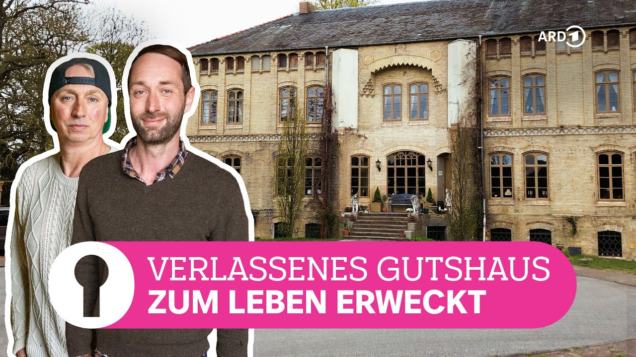 Nach 10 Jahren Renovierung: Marcel & Leo wohnen im alten Gutshaus Thurow | ARD Room Tour