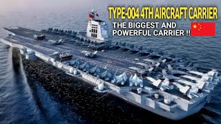 China Type 004 Aircraft Carrier Will Be Nuclear-Powered, Carry 100+ Aircraft & Displace 120,000 Tons