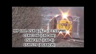[HD] Spring break Railfanning, chapter one. A slow weekend on CSX's Chicago Line part 1.
