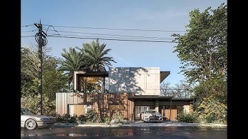 SketchUp VRay 6 EXTERIOR  #37  Realistic Daytime Lighting Settings