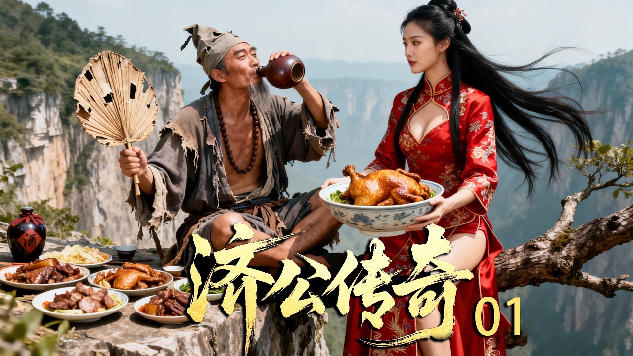 【2026最新古裝神劇】《濟公傳奇》01降龍羅漢轉世！陳浩民化身瘋癲濟公，下凡捉妖橫掃人間！ #陳浩民 #4k #古裝 #劇情 #林子聰 #傳奇 # 奇幻 #仙俠 #武俠