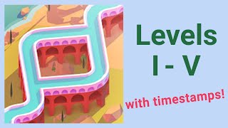 Aquavias – Water Flow Puzzle (Levels I to V) screenshot 5