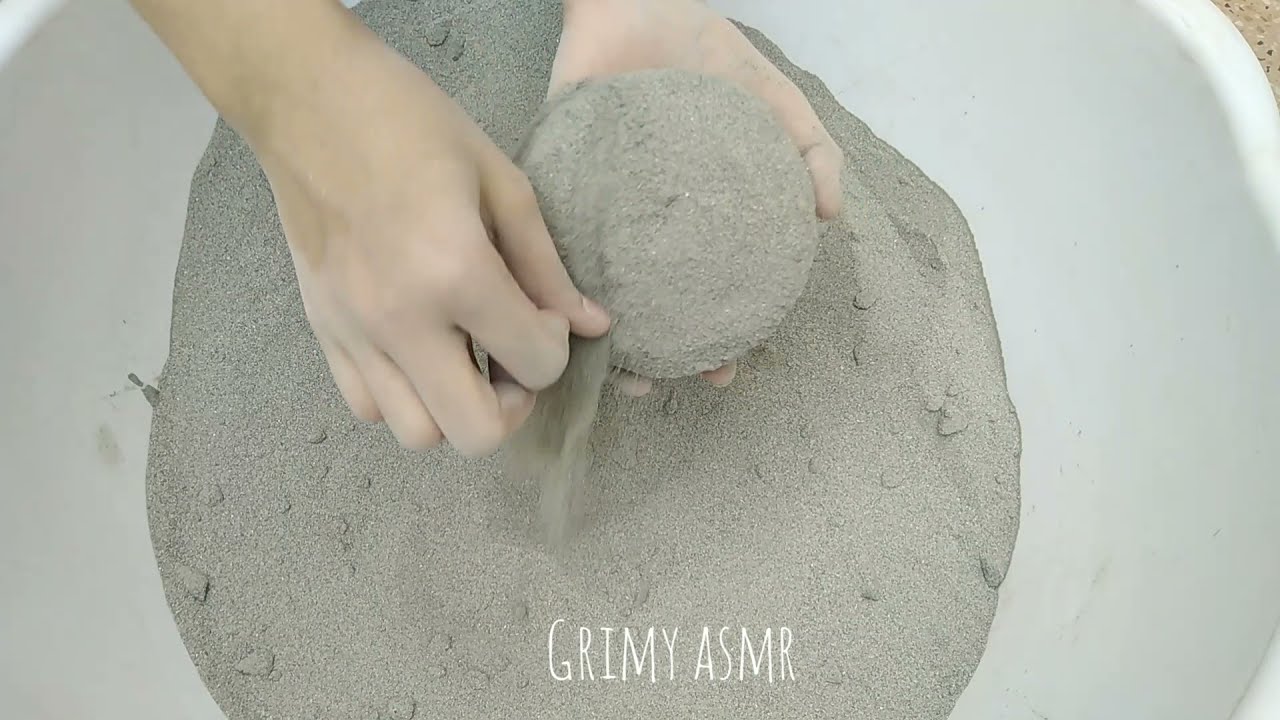 Asmr Soft pure sand crumbles/whole crush/smashing/palm crush /sifting & adding water |Req Leeza Shah