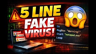 how to create a simple fake virus screenshot 5