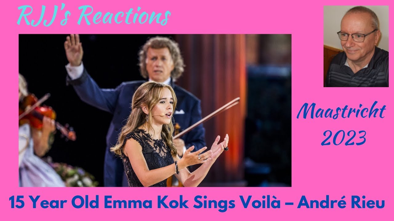 Emma Kok with André Rieu, Maastricht 2023 -  Voilà  🇨🇦 RJJ's Reaction