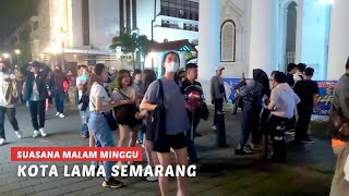 Visiting Semarang Old Town on a Saturday Night