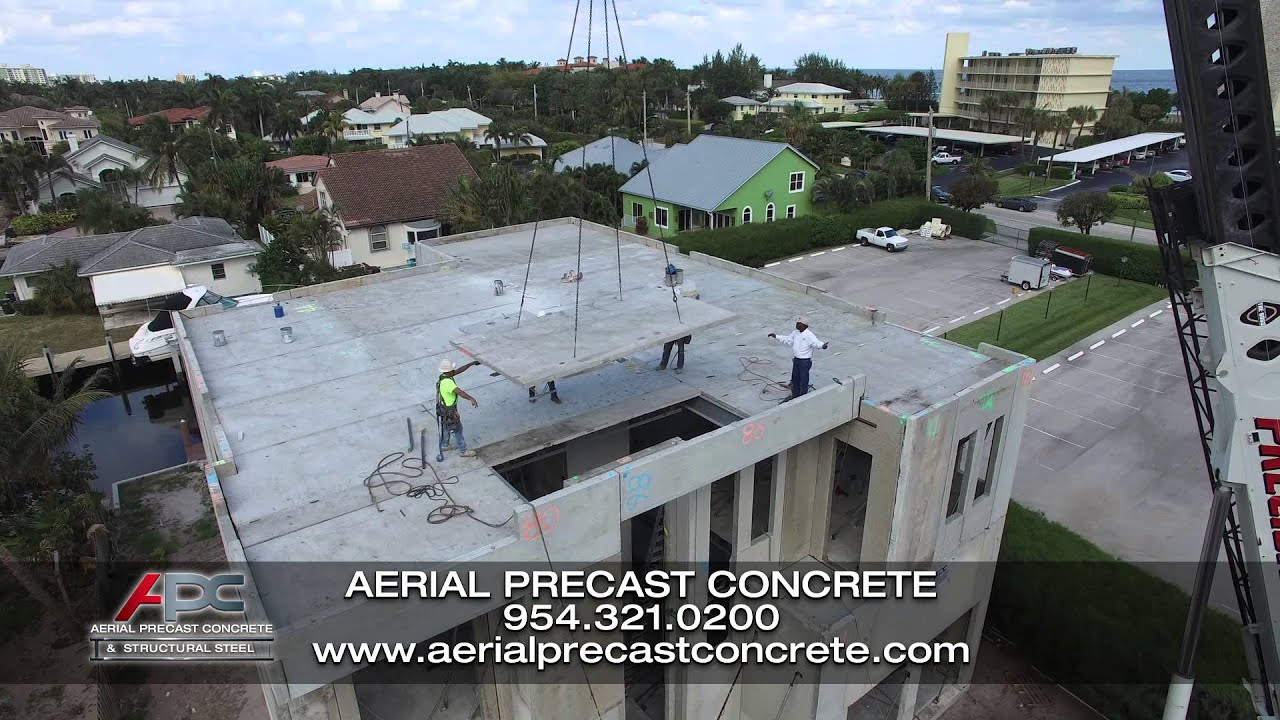 Aerial Precast Concrete - YouTube