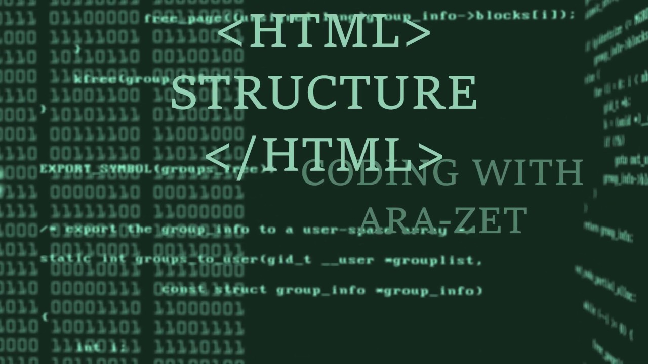 HTML 101 - YouTube