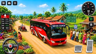 Offroad Bus Driving Simulator 3d | New Offroad Public Bus Driving Game | Android Gameplay  screenshot 2