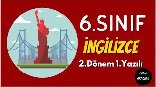 6.Sinif İngi̇li̇zce 2.Dönem 2.Yazılı Soruları Ve Cevapları