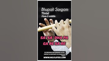 "Play Raga Bhupali on Flute Like a Pro! 🎶🔥 #FluteTutorial"