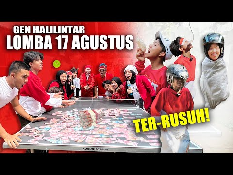 TER-NGAKAK LOMBA 17 AGUSTUSAN ANAK BANYAK GEN HALILINTAR TER RUSUH