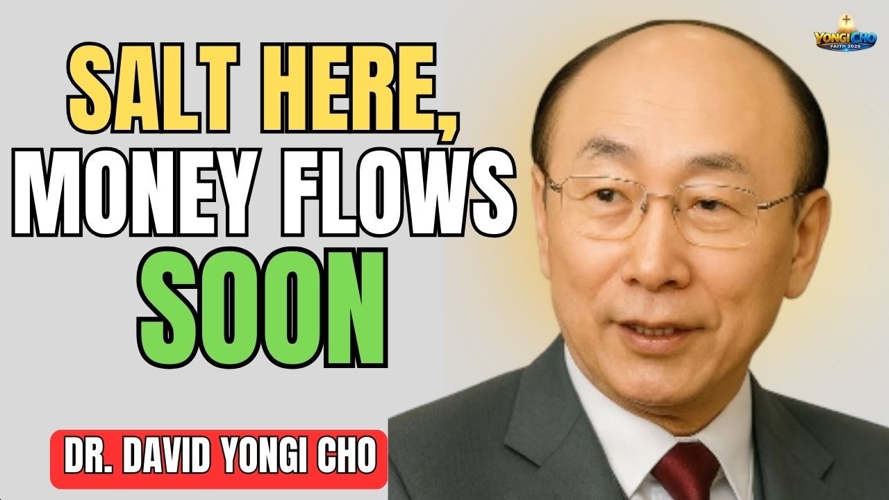 Place Salt Here in Your Home — God Will Release Financial Blessings | Dr. David Yonggi Cho