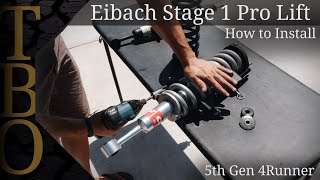 How to Install Eibach Pro Lift Stage 1 on 5th Gen 4Runner