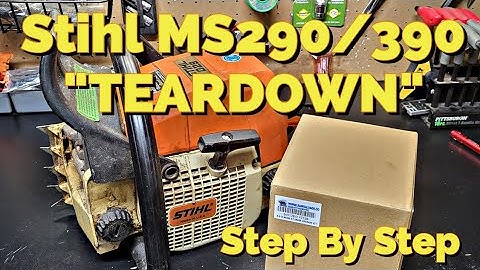 Stihl MS290/390 029/039 Teardown for a Rebuild!!!
