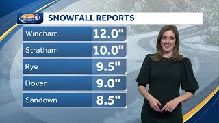 Video: Nor'easter to pull away; quieter conditions for Sunday