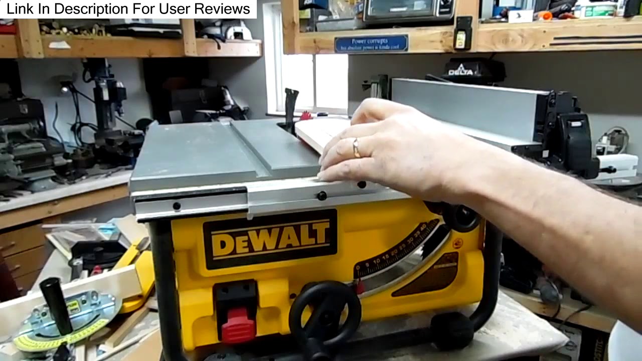 Dewalt DWE7480 Table Saw Real User Review - YouTube