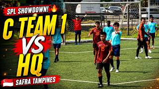 ⚽ C Team 1 vs HQ | SPL League Football Showdown at SAFRA Tampines 🔥🇸🇬