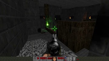 Doom 2 Level 17 Tenements BRUTAL DOOM version 21 with metal music in ultra widescreen