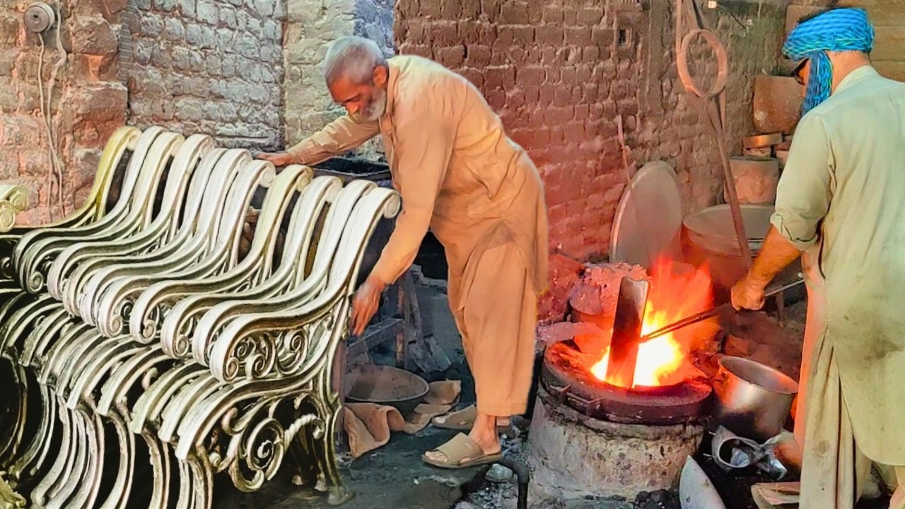 How they Recycle Tons of Waste Silver Scrap to Make Luxury Chair Armrests
