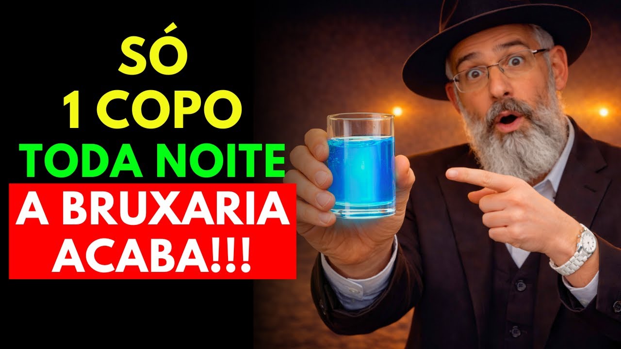 EX BRUXO revela a BEBIDA que LIMPA a BRUXARIA enquanto VOCÊ DORME | Sabedoria Judaica