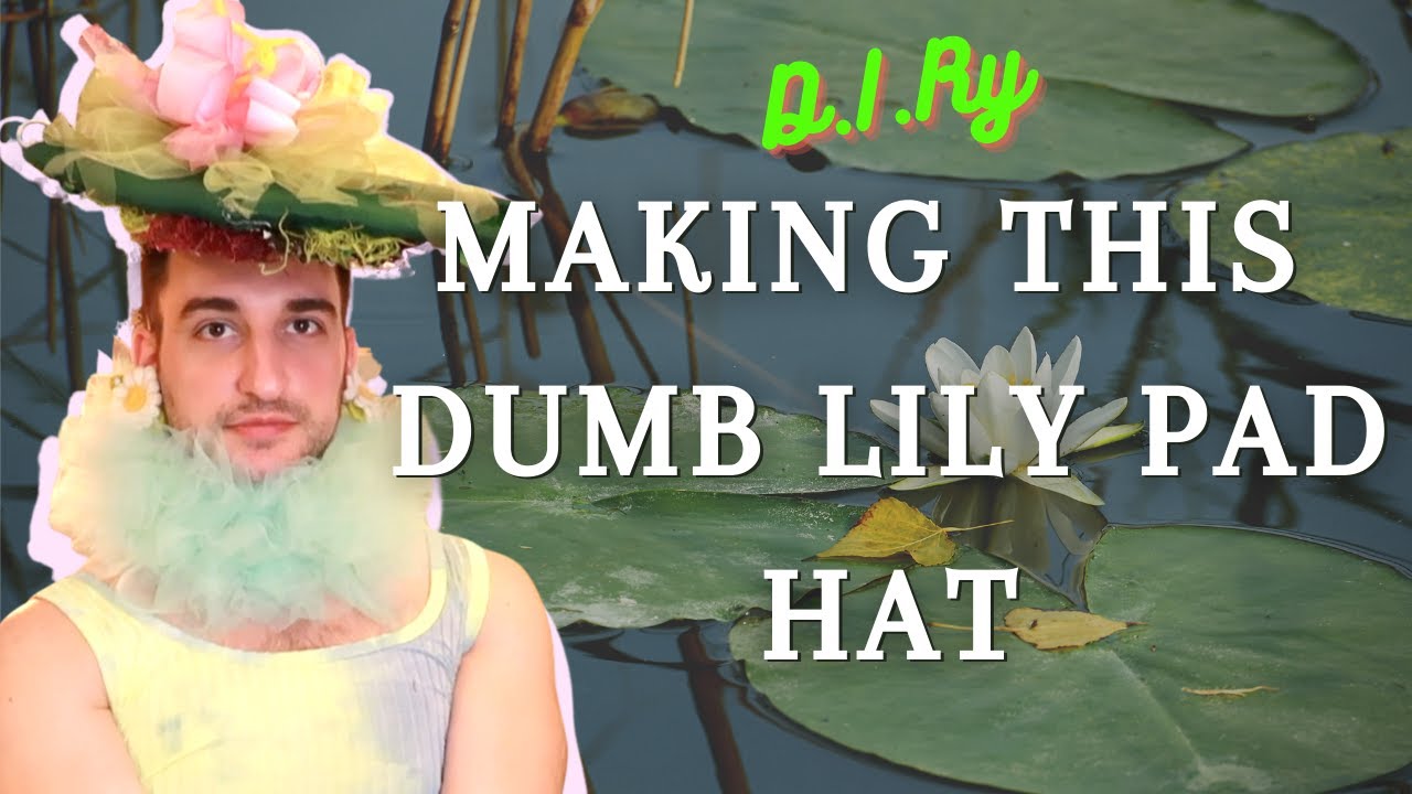 D.I.RY IS BACK! Making this ridiculous lily pad fascinator hat for 
