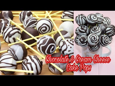 Chocolate & Cream Cheese Cake Pops | Easy Cake Pops