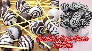 Chocolate & Cream Cheese Cake Pops | Easy Cake Pops
