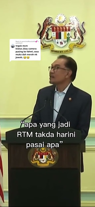 RTM mana? Anwar sound Fahmi Fadzil #parlimenmalaysia #anwaribrahim #fahmifadzil #zahidhamidi