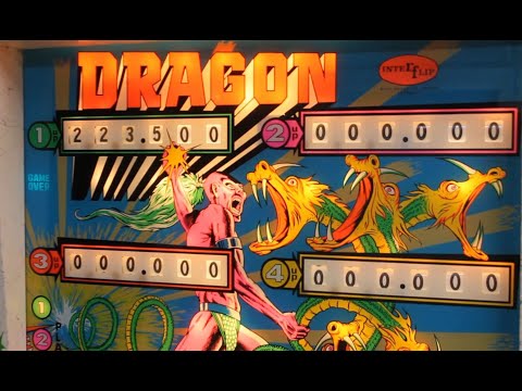 1977 Interflip DRAGON pinball machine