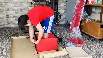 How to Assemble RYTDesk Computer Table with 3 Shelves