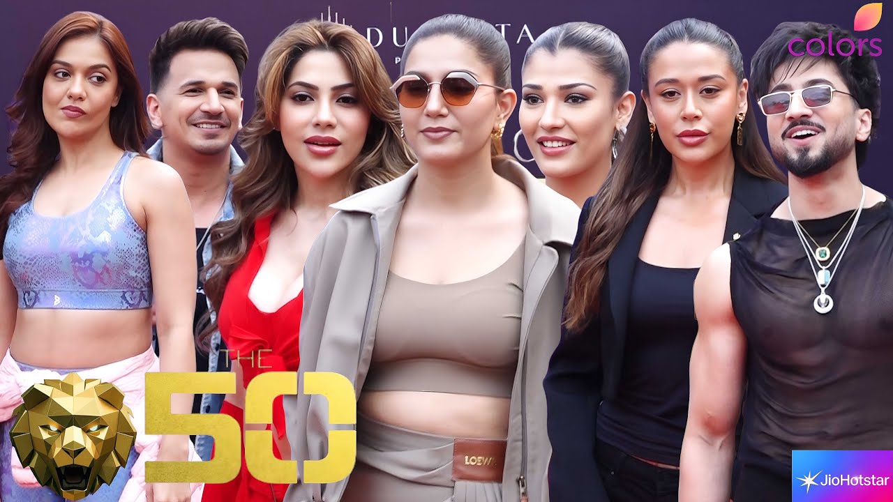 The 50 Episode 1 Launch | Full Contestants | Sapna, Rajat, Prince, Karan, Faisu, Nikki & More
