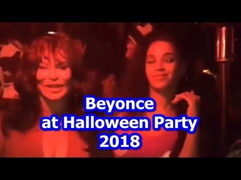 Beyoncé (as Flo-Jo), Ms. Tina, Solange at Halloween Party 2018 - YouTube