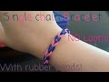 Single Chain Easy Rubber Band Bracelet NO Loom