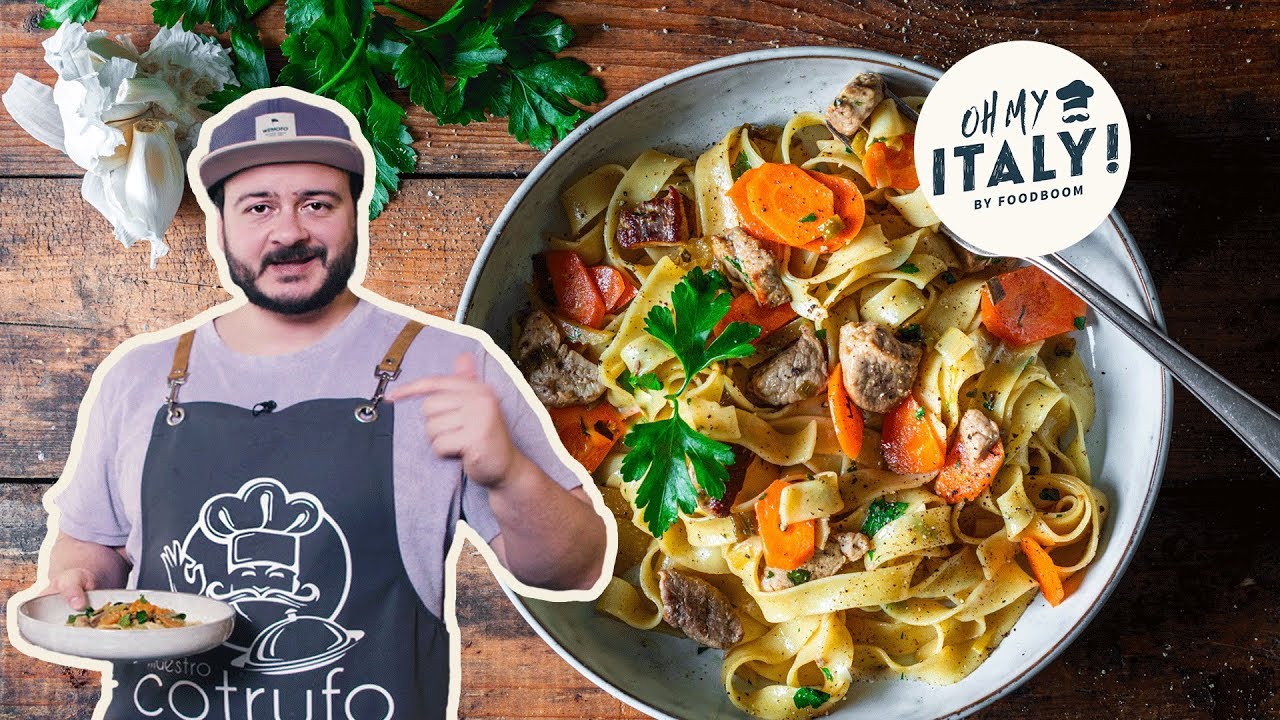 Kurzgebratenes Schweinefilet mit Fettuccine 🍝 #pasta