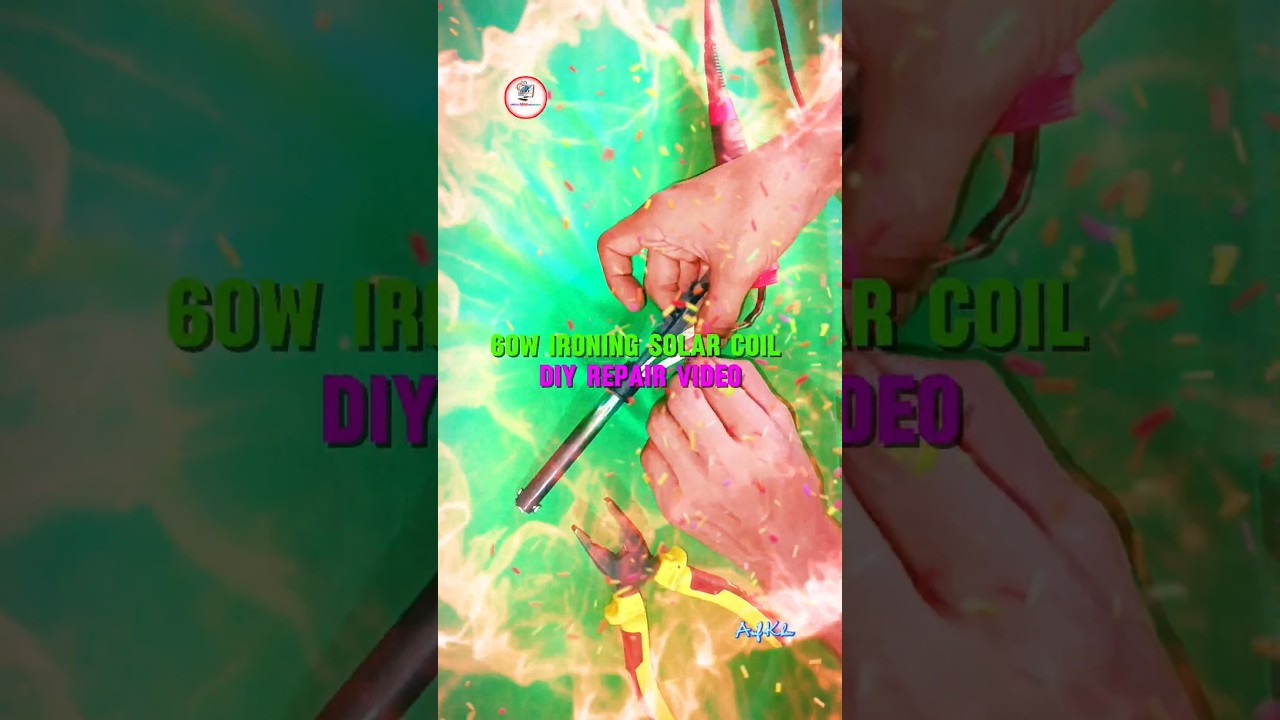 পুরনো সোল্ডারিং আয়রনের কোয়েল চেঞ্জ করবেন কিভাবে?🤔 – 60W Ironing Solar Coil Fix 🔥| Shorts Part 04