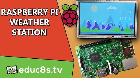 Raspberry Pi Project: Touch Weather Station using a DHT22 and a Raspberry Pi 3 with TKInter GUI.