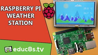 Raspberry Pi Project: Touch Weather Station using a DHT22 and a Raspberry Pi 3 with TKInter GUI.