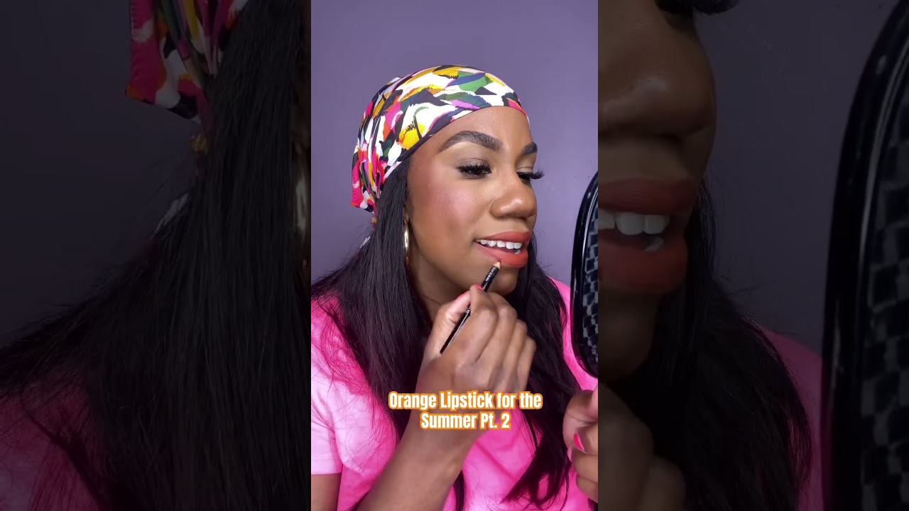 Here’s another orange lip color that I’m loving for the summer. 💄🧡🍑🍊